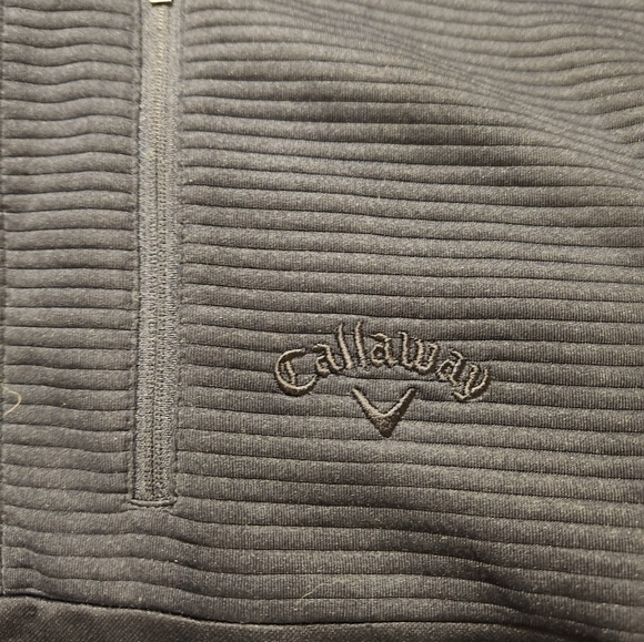 Callaway Navy Quarter-Zip Pullover Size Small - Picture 3 of 7